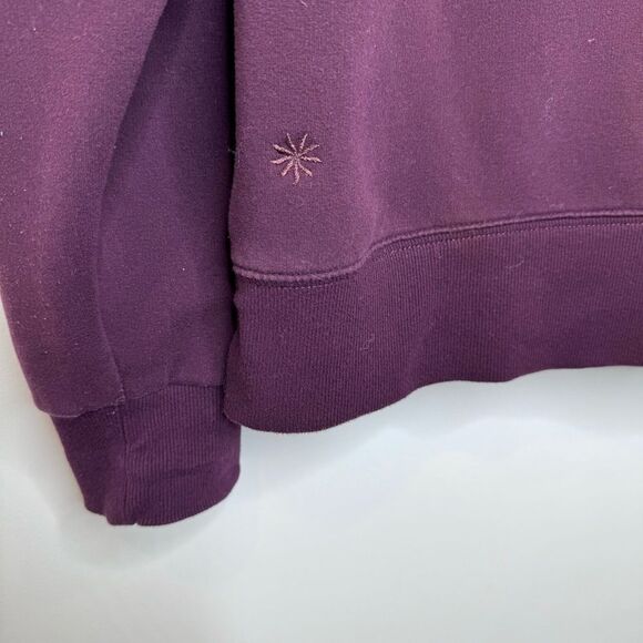 Athleta Retroplush Embroidered Hoodie Sweatshirt Size Small - Picture 8 of 15